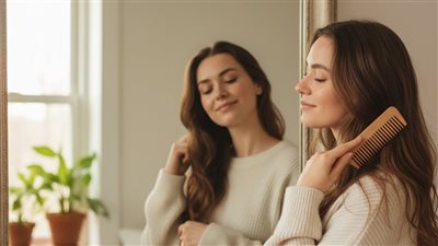 روتين بسيط، عادات صباحية تضمن شعر صحي