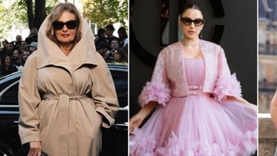 درة ويسرا يصوران مشاهد فيلم 