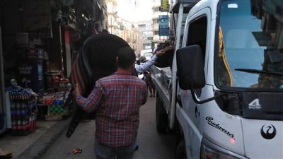 رفع 213 حالة إشغال خلال الحملتين الصباحية والمسائية بدمنهور