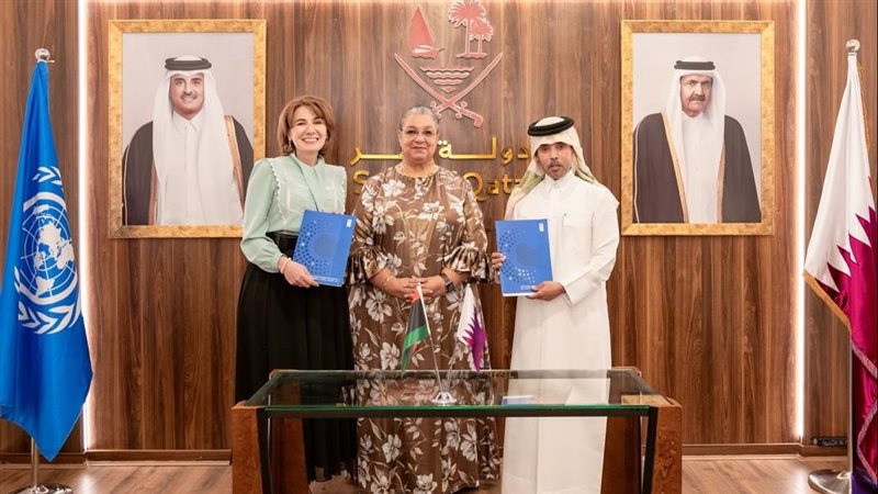 قطر تقدّم دعمًا لبعثة
