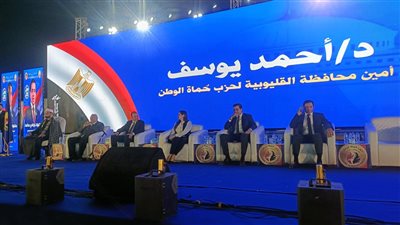 مدحت صالح يشارك في مؤتمر جماهيري حاشد لدعم القائمة الوطنية بالقليوبية