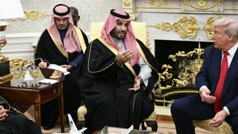 ترامب ومحمد بن سلمان،
