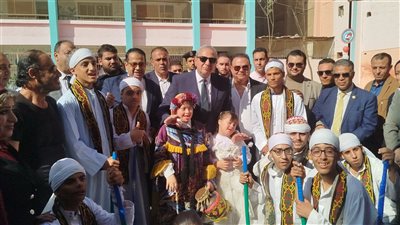 محافظ الغربية يفتتح مدرسة تربية فكرية لذوي الهمم بعد تطويرها (فيديو)