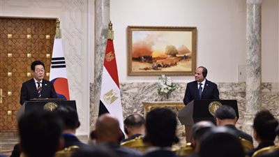 آخرها المتحف المصري الكبير، رئيس كوريا يشيد بالإنجازات المصرية في عهد السيسي