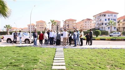 محافظ دمياط يتابع أعمال التطوير بمدينة رأس البر