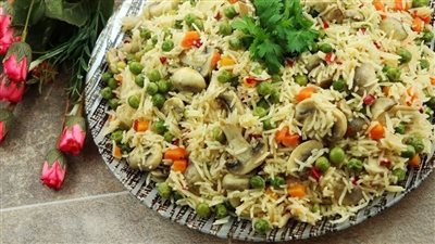 وجبة اقتصادية ومشبعة، طريقة عمل الرز بالخضار