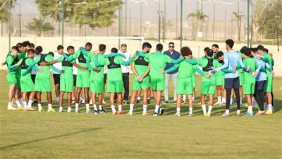 المصري يبدأ معسكره بالقاهرة استعدادا لمواجهة كايزر شيفز (صور)