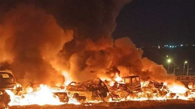 مستوطنون يهاجمون بلدة حوارة بالضفة الغربية ويحرقون عشرات السيارات (فيديو) 
