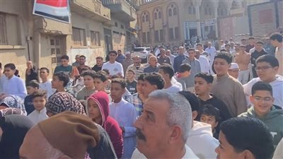 بعد 6 سنوات، صلاة الغائب على شهيد غدر الصحاب بمسجد النسيمية بالدقهلية