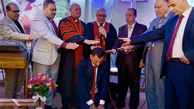 مجمع الكنائس المعمدانية المستقلة يحتفل برسامة قس جديد 