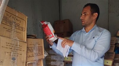  ضبط 3 أطنان لحوم و12 ألف عبوة مشروب طاقة مجهولة المصدر بأسيوط