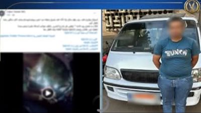 ضبط سائق ميكروباص بتهمة القيادة برعونة والتحدث في الهاتف أثناء القيادة بالجيزة