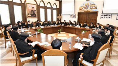 البابا تواضروس يناقش خطط 6 لجان بالمجمع المقدس