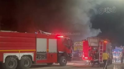 إصابة شخص بحروق متفرقة بالجسم في نشوب حريق بشقته