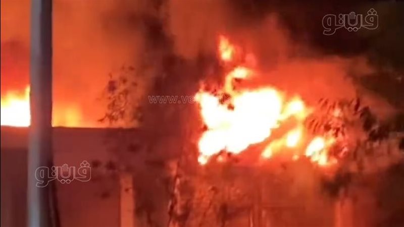 دخان كثيف واستنفار