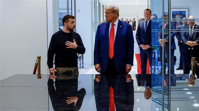 ترامب وزيلينسكي،فيتو