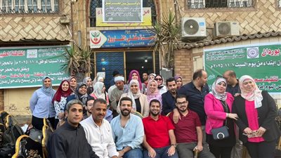 قافلة طبية متكاملة من معهد تيودور بلهارس لخدمة أهالي 