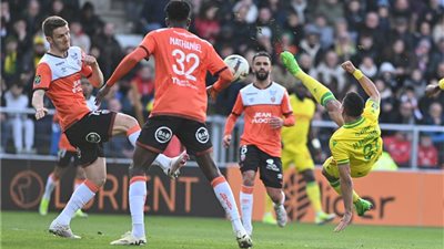 بمشاركة مصطفى محمد، نانت يخطف تعادلا أمام لوريان في الدوري الفرنسي