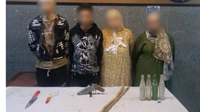 ضبط سيدتين وسائق وشاب بعد مشاجرة عنيفة بسبب التحرش بسيدة فى المطرية