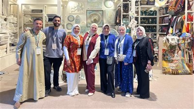 شباب جهاز تنمية المشروعات يشاركون في معرض بنان السعودي للحرف اليدوية 