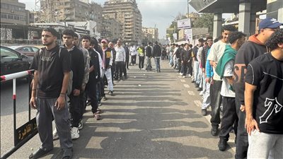 انتخابات النواب، إقبال شبابي كثيف للتصويت بلجنة مدرسة الطبري بمصر الجديدة (صور)