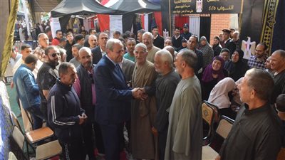 محافظ الغربية يتفقد لجان انتخابات مجلس النواب بقرى مركز طنطا