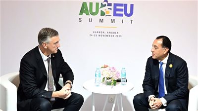 مدبولي يلتقي رئيس وزراء جمهورية كرواتيا في أنجولا 