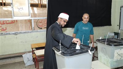 أمين البحوث الإسلامية عقب تصويته في انتخابات مجلس النواب: واجب وطني وأمانة