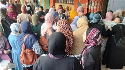 انتخابات النواب 2025، إقبال الفتيات والسيدات على لجنة مدرسة الأحراز بشبين القناطر (صور)