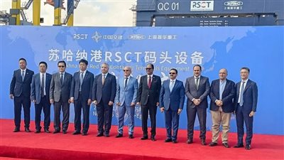 اقتصادية القناة تشهد تسليم 24 وحدة من معدات مناولة الحاويات بمحطة البحر الأحمر بميناء السخنة