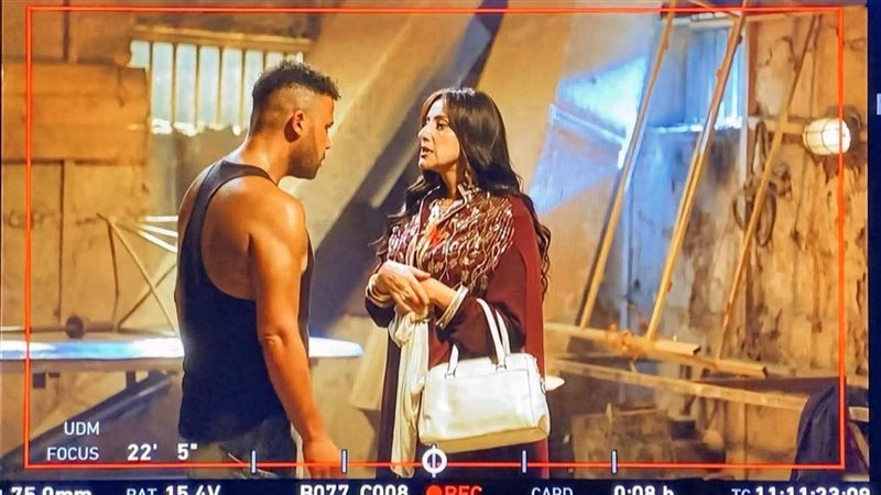 مشهد من مسلسل الكينج،