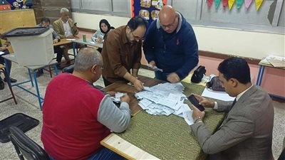 3.9% نسبة الحضور في انتخابات النواب.. الحصر العددي في لجنة محمود خاطر بعين شمس