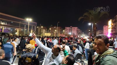 ألعاب نارية وزفة سيارات، احتفالات مبكرة لأنصار أحمد فرغلي بعد الحصر العددي في بورسعيد