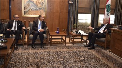 وزير الخارجية يؤكد لرئيس النواب اللبناني على موقف مصر الداعم للبنان وسيادته ووحدة أراضيه