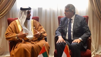 خالد عبدالعزيز يبحث مع رئيس المكتب الوطني للإعلام الإماراتي سبل التعاون المشترك 