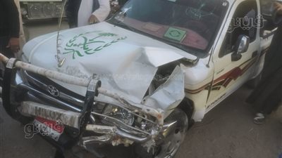 إصابة 7 طلاب في حادث تصادم سيارتين بأسوان