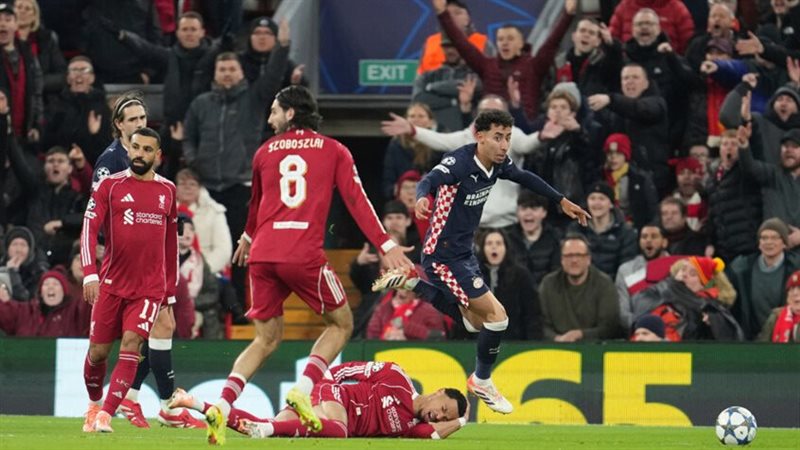 مباراة ليفربول وآيندهوفن