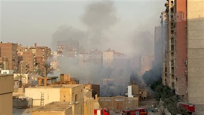 شاهد لحظة إخماد حريق ستوديو مصر (فيديو وصور) 