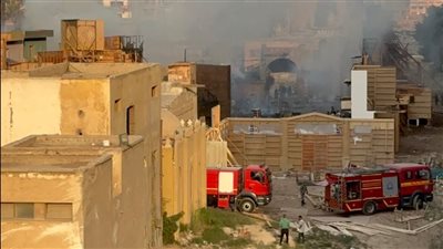 أول بيان رسمي من ستوديو مصر بعد حريق ديكور مسلسل “الكينج” 