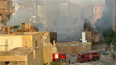 حارة مليانة بيوت، سامي مغاوري يكشف تفاصيل جديدة عن حريق ديكور مسلسل الكينج 