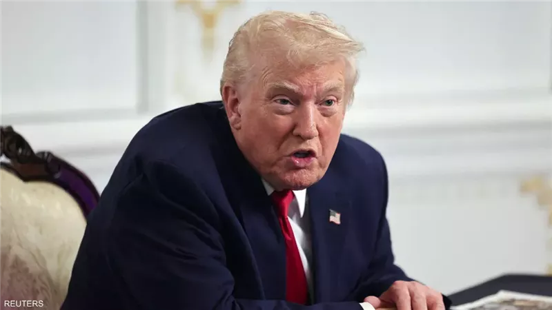 الرئيس الأمريكي دونالد