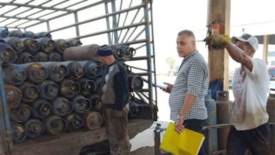ضبط مصنع يتلاعب في أوزان أسطوانات البوتاجاز بالجيزة 