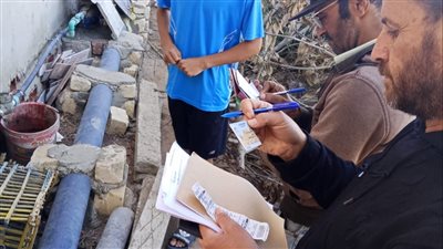 مياه القناة تستجيب لشكاوى أهالي عين غصين بالإسماعيلية وتقرر توصيل خدمات الصرف