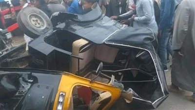  إصابة 5 أشخاص في تصادم توك توك وموتوسيكل بطريق مسطرد – أبو زعبل