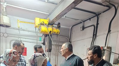 رئيس مياه القناة يتابع كفاءة تشغيل محطات بورسعيد (صور)