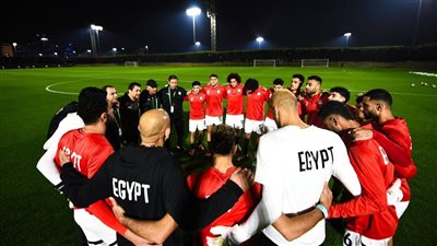 الحماس يسود مران منتخب مصر استعدادا للكويت في كأس العرب (فيديو)