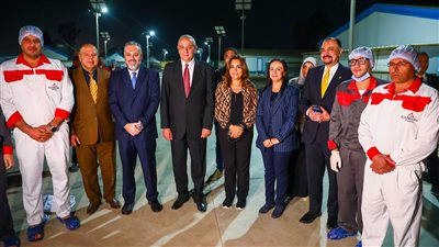 وزيرتا التضامن والتنمية المحلية ومحافظ الغربية يتفقدون محطة طنطا لإنتاج البيض