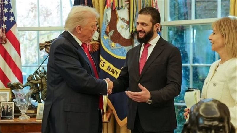 الشرع وترامب، فيتو
