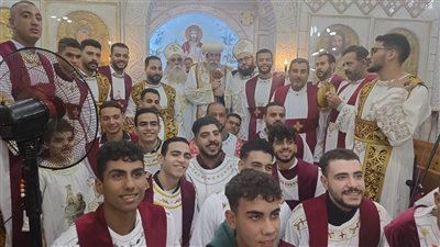 أسقف البحيرة يرسم 36 شماسا جديدا لكنيسة العذراء بأنطونيادس