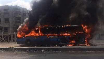 إخلاء سبيل سائق أتوبيس نقل جماعي نشب به حريق في النزهة 